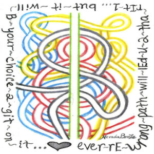 The Right Path Greeting Version 1 – Alphanumericalword