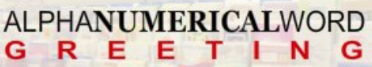 alphanumerica-word-greeting